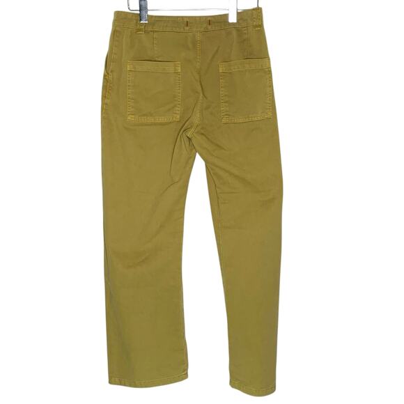 Zara M Chino Trouser Pants Wide Leg Straight Tan Baggy Skater Streetwear - Picture 2 of 11